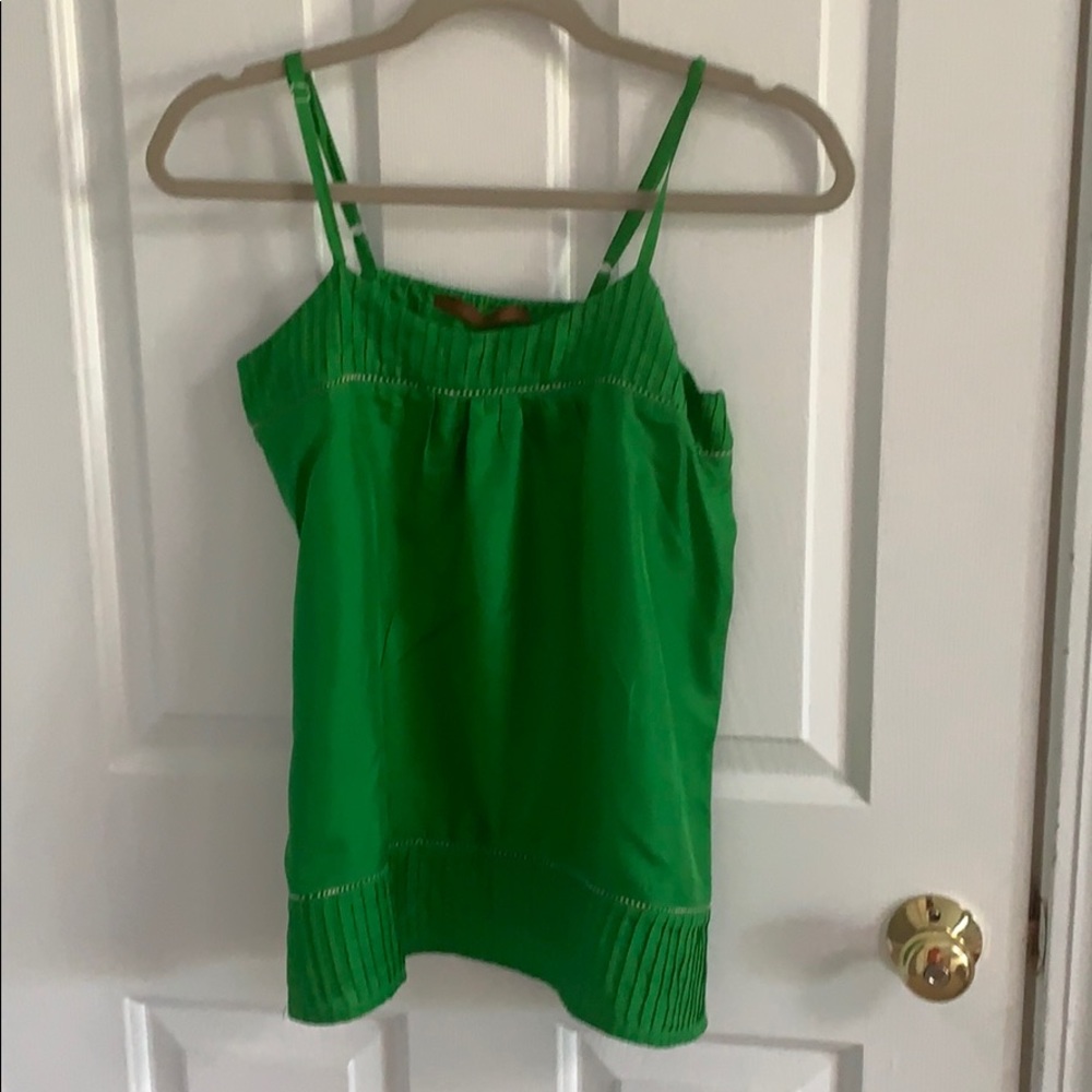 100% silk tank top
